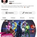 Canal no Youtube Verificado Famoso de Free fire Sem aviso e sem strike com mais de 250k