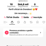 *VÍDEOS APAGADOS* |💥CONTA DE TIKTOK COM 566K DE SEGUIDORES MONETIZADO!! 💥🚀
