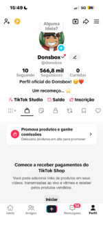 *VÍDEOS APAGADOS* |💥CONTA DE TIKTOK COM 566K DE SEGUIDORES MONETIZADO!! 💥🚀