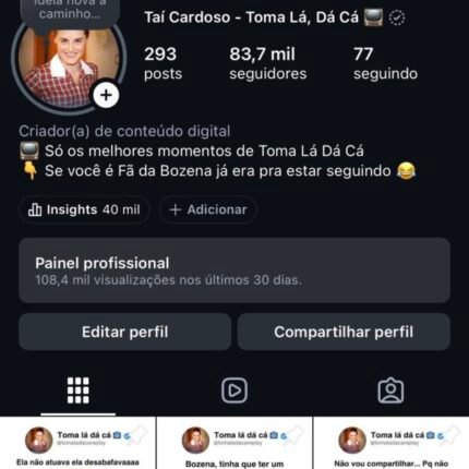 Conta humor viralizada pronta pra monetizar
