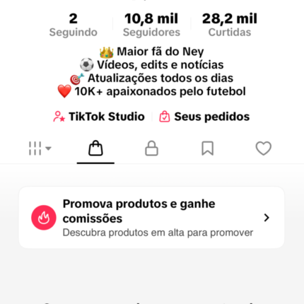 TIK TOK 10.8k SHOP E MONETIZAÇÃO ATIVA!