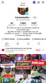 Conta tiktok