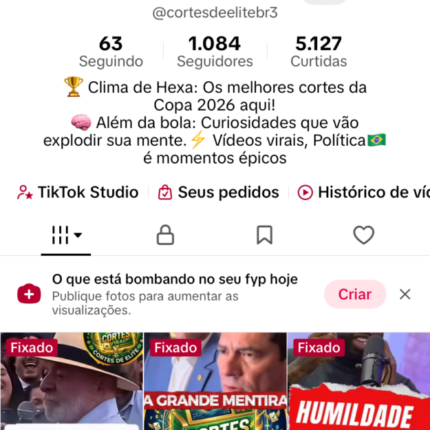 Conta tiktok