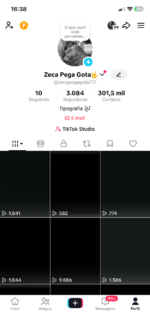 Conta pro Tik Tok shoop 3K