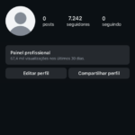 Conta Instagram +7.300 seguidores