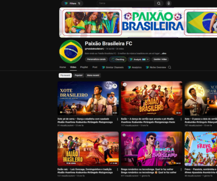 ANÚNCIO DE VENDA – CANAL PAIXÃO BRASILEIRA FC