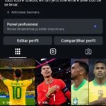 Perfil do Instagram de Futebol com 10 mil seguidores
