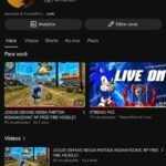 Conta YOUTUBE nicho GAMES 541 inscritos