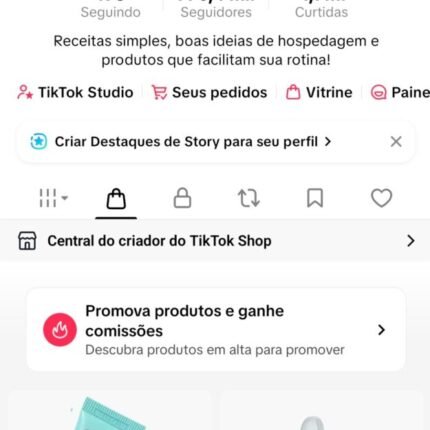 Conta Tik Tok monetizada de influenciadora com 770 mil seguidores