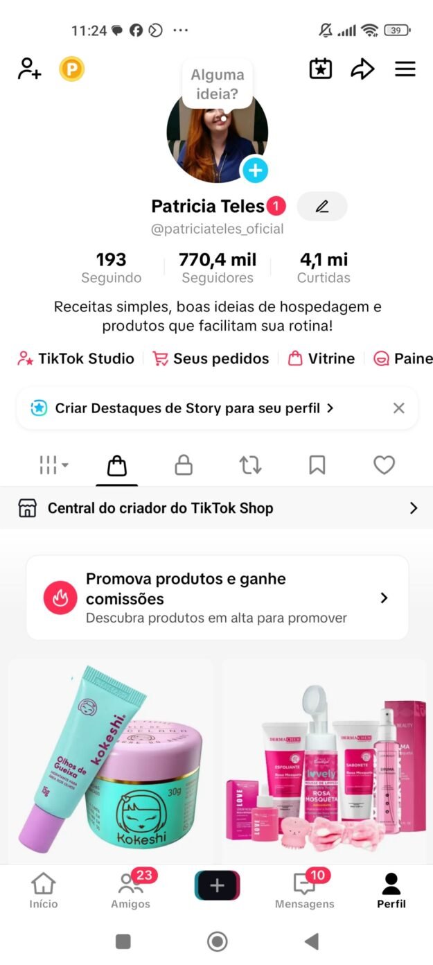 cropped-Screenshot_2026-06-14-11-24-28-277_com.zhiliaoapp.musically-scaled-1.jpg Conta Tik Tok monetizada de influenciadora com 770 mil seguidores - Imagem 1
