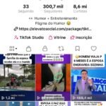 TikTok 300 mil seguidores no precinho para ir logo