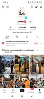 CONTA TIKTOK MONETIZADA MUITO ENGAJADA + 52,4K DE SEGUIDORES SUBINDO MUITOS SEGUIDORES MAIS DE 800K DE VIZUALIAÇÃO NOS ULTIMOS 7 DIAS!!!! (Oferta imperdível)