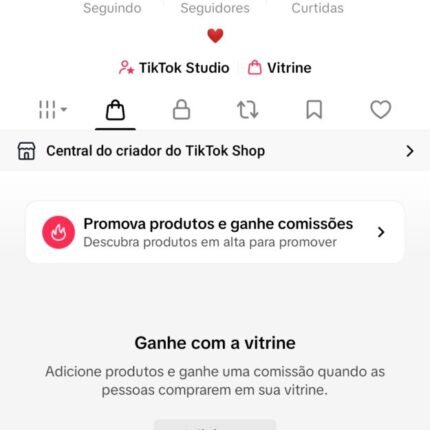 Tik Tok com shop ativo sem documento