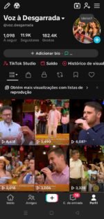 Conta tiktok monetizada