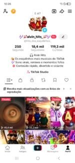 CONTA TIKTOK 18,4 mil+ SEG👥 | 119,3k CURT❤️ | ALVIN_HITS ,tiktok shop ativo 🧸 | SHOP ATIVA  💰 CONTA MONETIZADA E JÁ COM VALOR PRA SAQUE