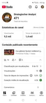 VENDO ESSE CANAL NA ALEMANHA NICHO DE GEOPOLÍTICA APENAS 300 REAIS COM 471 INSCRITOS - Imagem 8