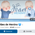 Grupo MÃE de Menino topissimo