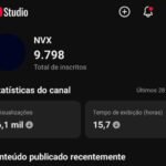 CANAL YOUTUBE 9,7K INSCRITOS