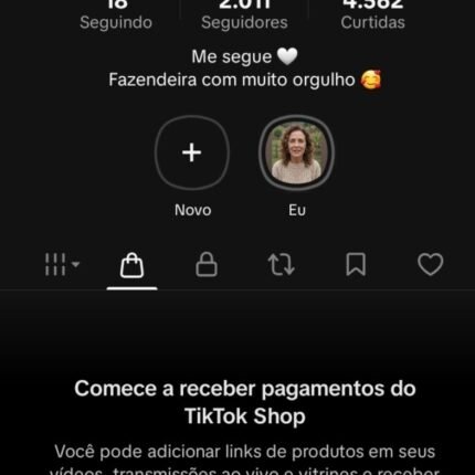 💥 CONTA TIKTOK SHOP ATIVO CONTA 100% VIRAL