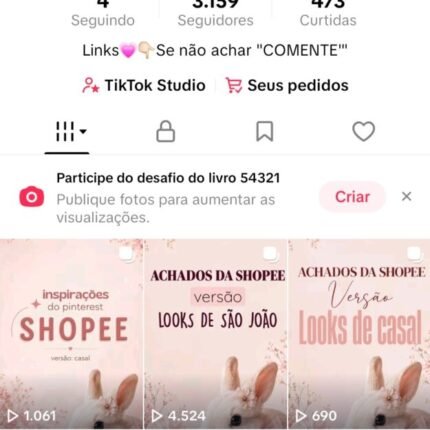CONTA TIKTOK SHOP + DE 3000 MIL SEGUIDORES + TIKTOK SHOP ATIVADO