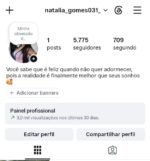 Conta instagram 5mil seguidores