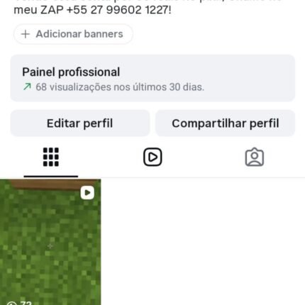 Conta do Insta +1000 seguidores