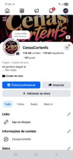 Página do Facebook