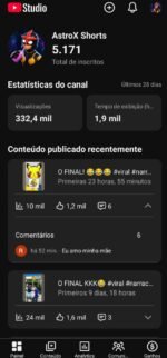 Canal YouTube Shorts à Venda | Canal YouTube Shorts Viral | 5.171 Inscritos | 332 Mil Visualizações
