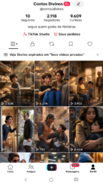 Tik tok 2k Pixar 3d histórias de fé