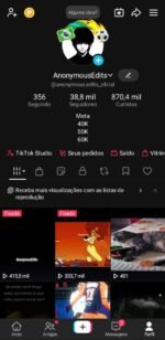 Conta TikTok