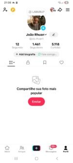 CONTA DE TIKTOK COM 1461 SEGUIDORES - Imagem 2