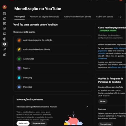 CANAL MONETIZADO 2000 INSCRITOS