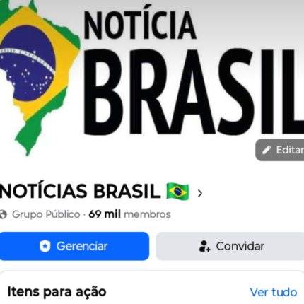 GRUPO de NOTÍCIAS BRASIL 69 MIL MEMBROS