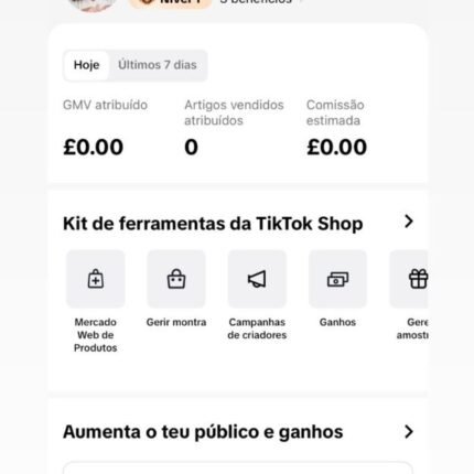TIKTOK SHOP REINO UNIDO, TIKTOK SHOP ATIVO NA GRINGA