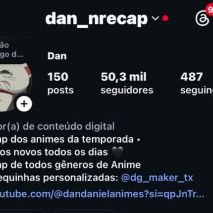 Conta do INSTAGRAM 50K Com Engajamento No NIcho de Animes (Recap, Memes, AMV)