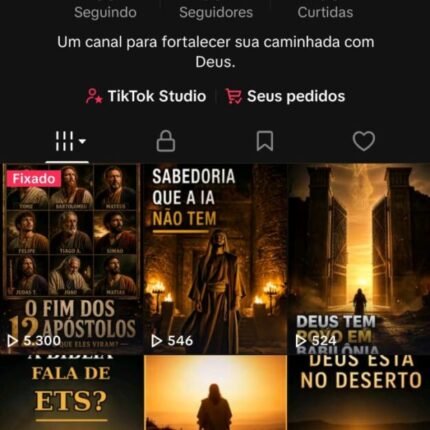 CONTA TIKTOK | 830+ SEG | 4.055+ CURT | NICHO ESPIRITUALIDADE | POTENCIAL DE CRESCIMENTO🚀