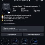 Instagram 3.6K Seguidores | 2.9M Views | Nicho Dinheiro e Marketing Digital