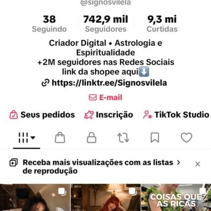 CONTA TIKTOK MONETIZADA + TIKTOK SHOP COM +740 MIL SEGUIDORES