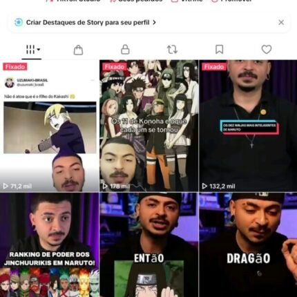Conta TIKTOK quase 2K de SEGUIDORES