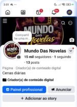 Vendo página do Facebook muito engajada