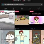 Conta do tik tok com 3K de seguidores