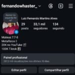 Instagram 33K seguidores brasileiros 🇧🇷