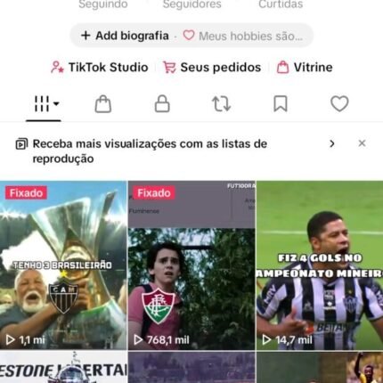 CONTA TIKTOK DE ESPORTE MONETIZADO C/ SHOP ATIVO PRA VENDAS: 20/mil inscritos