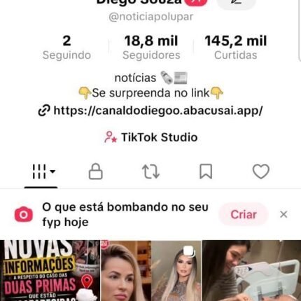 Conta com 18 mil seguidores 20 dólar para receber