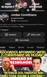 Canal do Corinthians Monetizado com 18 Mil Inscritos