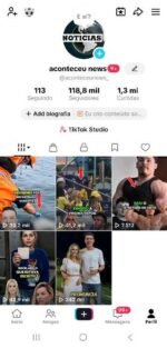 VENDO CONTA 118 MIL SEGUIDORES TIKTOK MONETIZADA