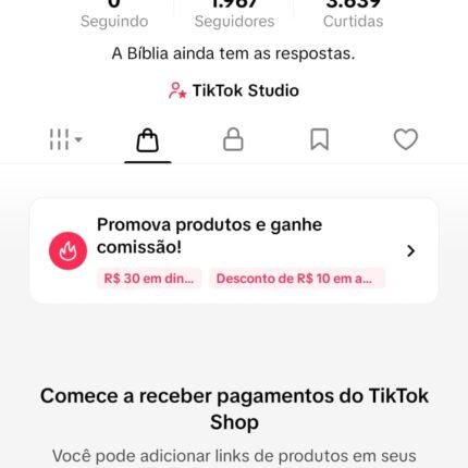 Tiktok shop BR 1967 seguidores