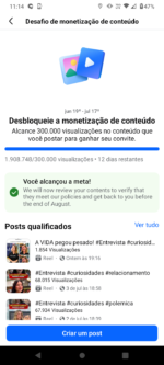 PÁGINA FACEBOOK - 6K SEGUIDORES - 3.5M VISUALIZAÇÕES - PRÉ MONETIZADA - Imagem 3
