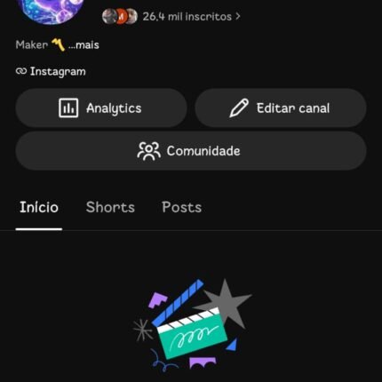 Canal Com 26mil inscritos No YouTube Bem engajado