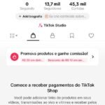 CONTA DO TIKTOK SHOP ATIVO + MONETIZADA +13,7K SEGUIDORES (ENGAJAMENTO REAL)